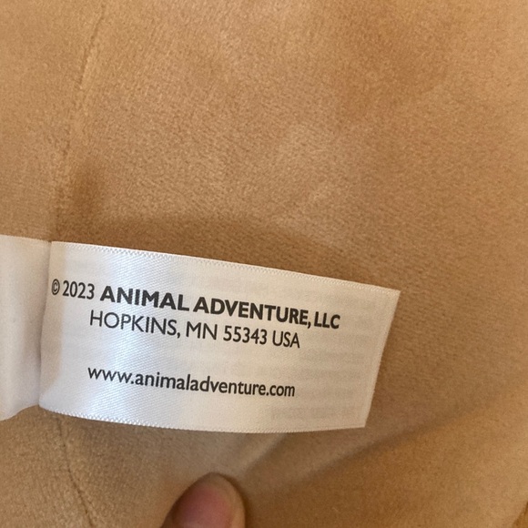 Adorable Tan Gingerbread Plush with Green Bow - Picture 6 of 6